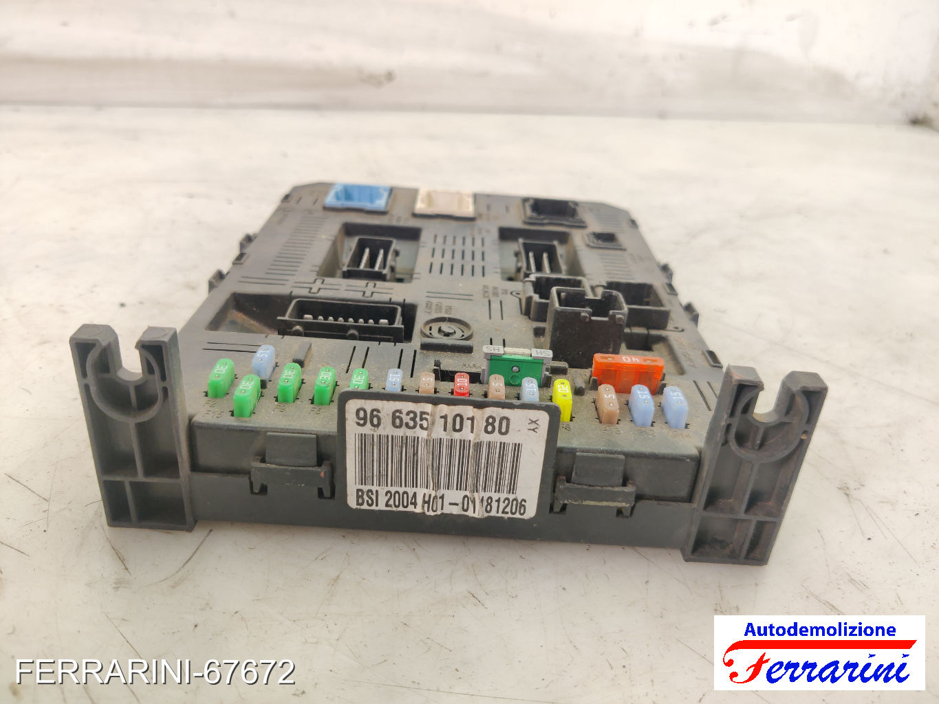 Body Computer PEUGEOT 307 3A/C 1.6 HDI 110 2004-2009 9663510180, 281197280A 10