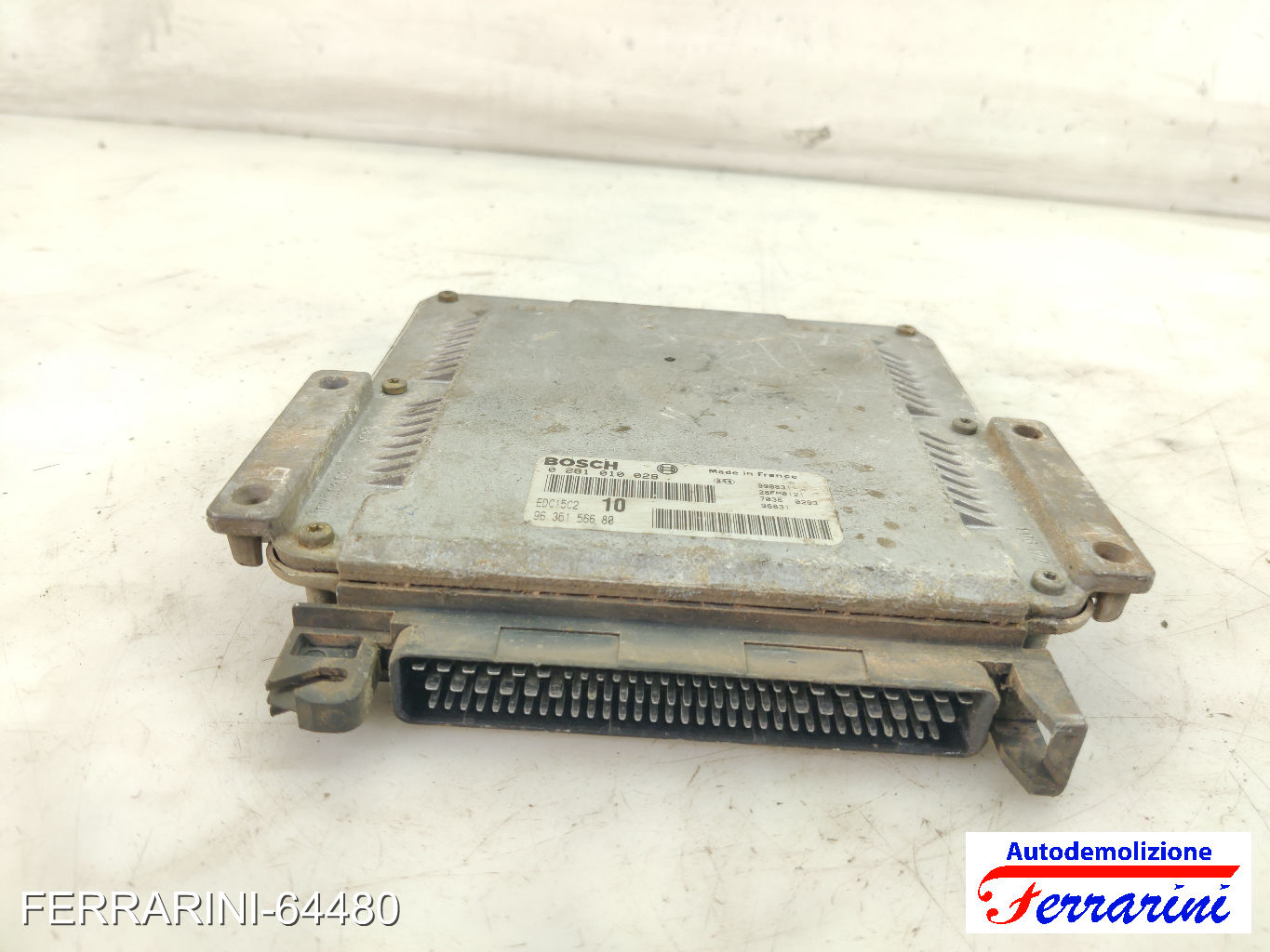 Centralina Motore FIAT SCUDO 220 2.0 JTD 1999-2006 9635156680, 0281010028 6
