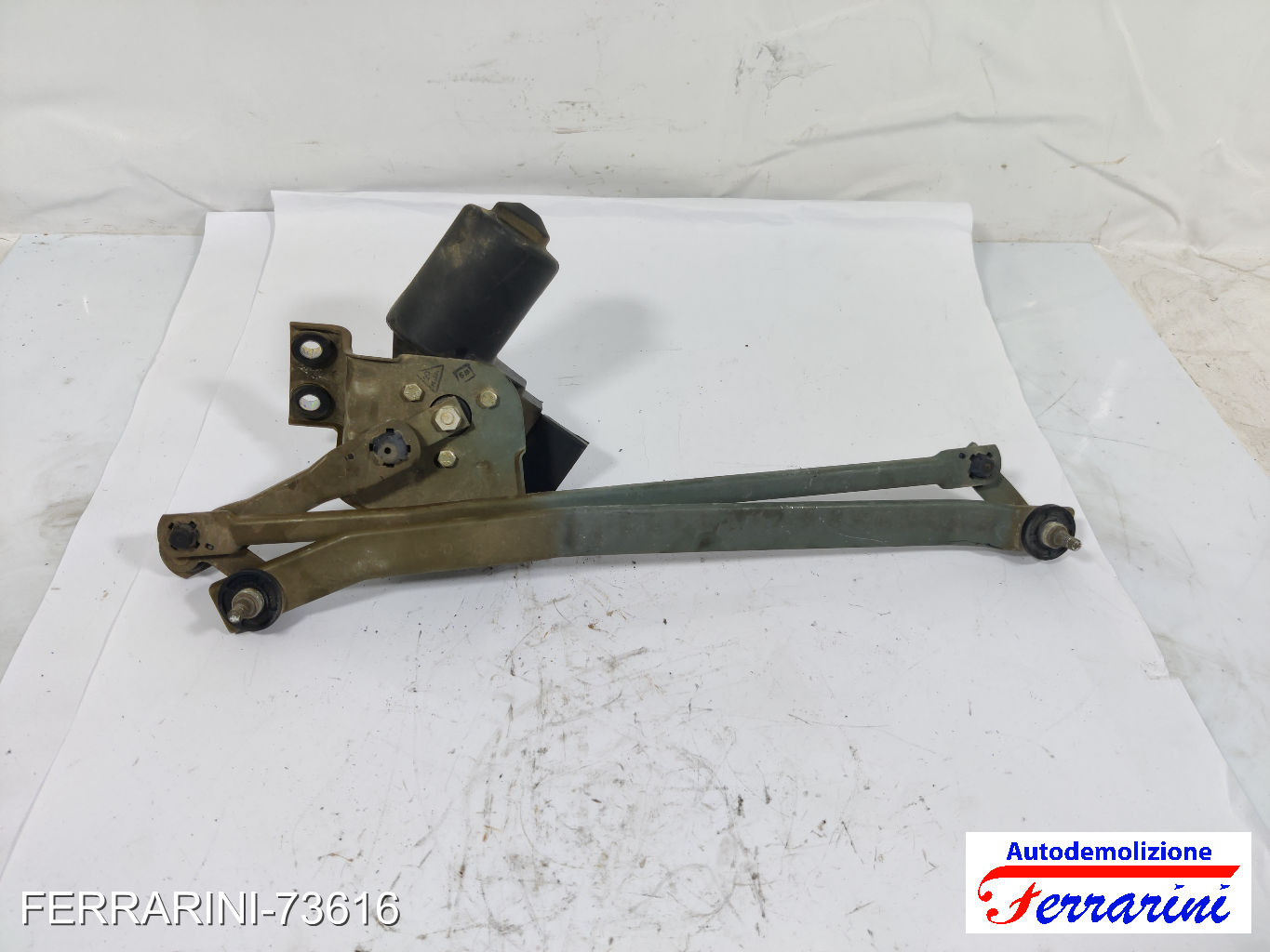 Spazzacqua Motorino Tergicristallo FIAT CINQUECENTO 500 170 1994-1998 anteriore 6