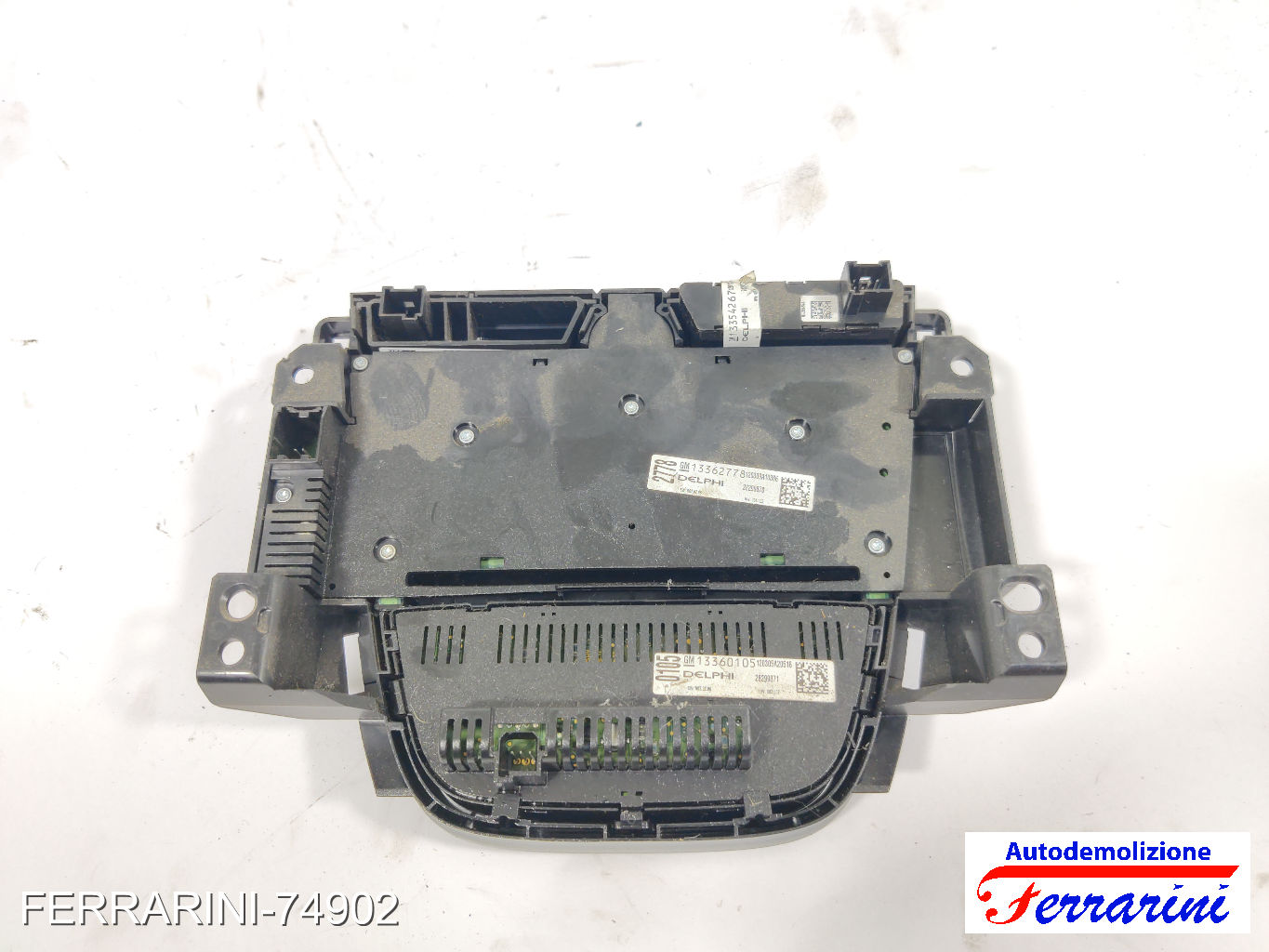 CD300 stereo Tastiera Clima OPEL MERIVA B S10 2011-2017 anteriore, frontale
