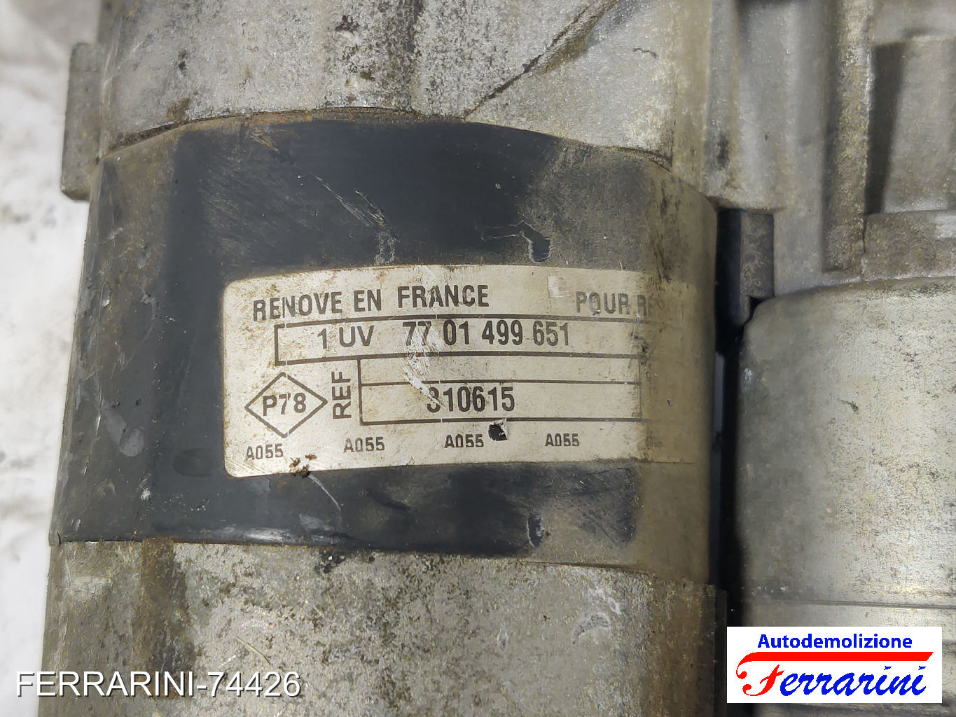 Motorino Avviamento RENAULT CLIO 2 BB, CB 1.2 1998-2010 7701499651, 095WGB