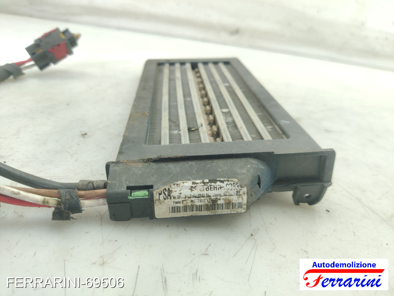 Radiatore Clima Stufa PEUGEOT 307 SW 3H 2.0 HDI 90 2002-2008 9639609880