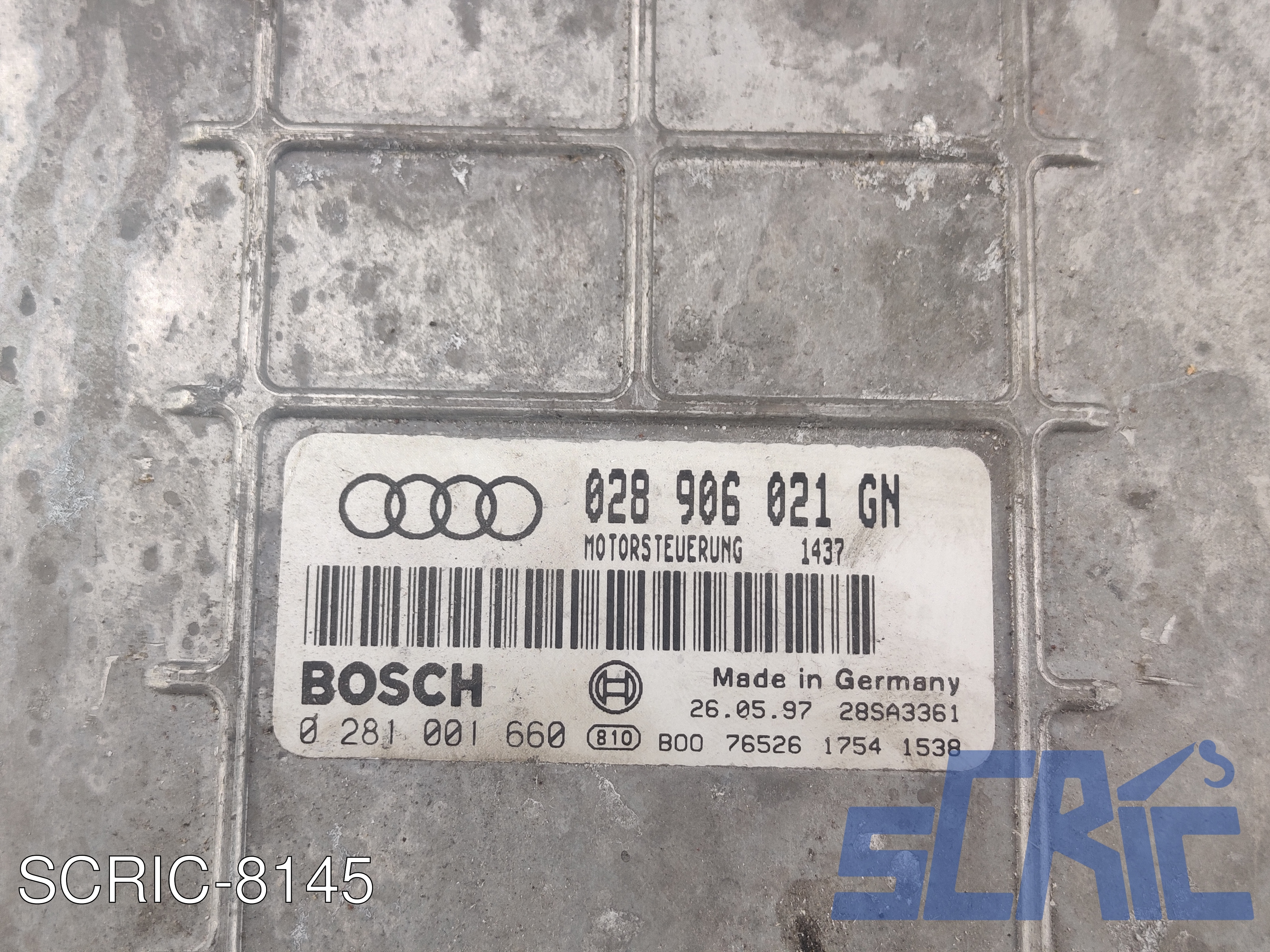 Centralina Motore AUDI A4 8D2 1.9 TDI 1995-2000 028906021GN, 0281001660