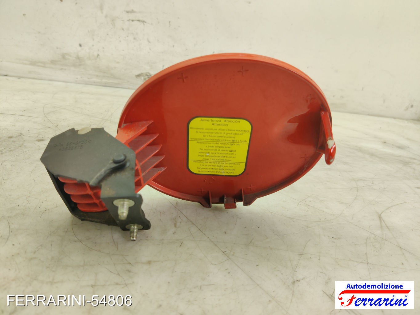 Sportellino Carburante LANCIA YPSILON 843 2006-2011 159/A ROSSO ALBERTI