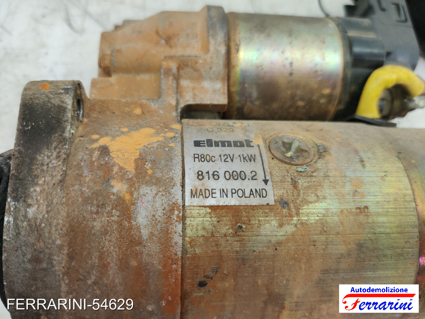 Motorino Avviamento FIAT PANDA 141 900 1992-1996 46797350, 8160002 12