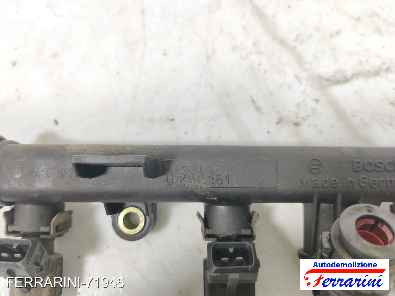 Flauto Iniettori LANCIA YPSILON 843 1.2 2003-2011 46757284, 77363806, 0280151073
