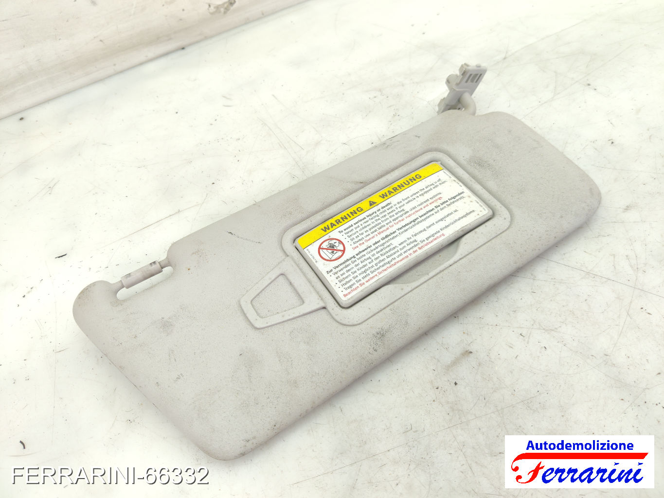 Aletta Parasole MERCEDES CLASSE A W169 2004-2012 destro, dx A1698100210 7