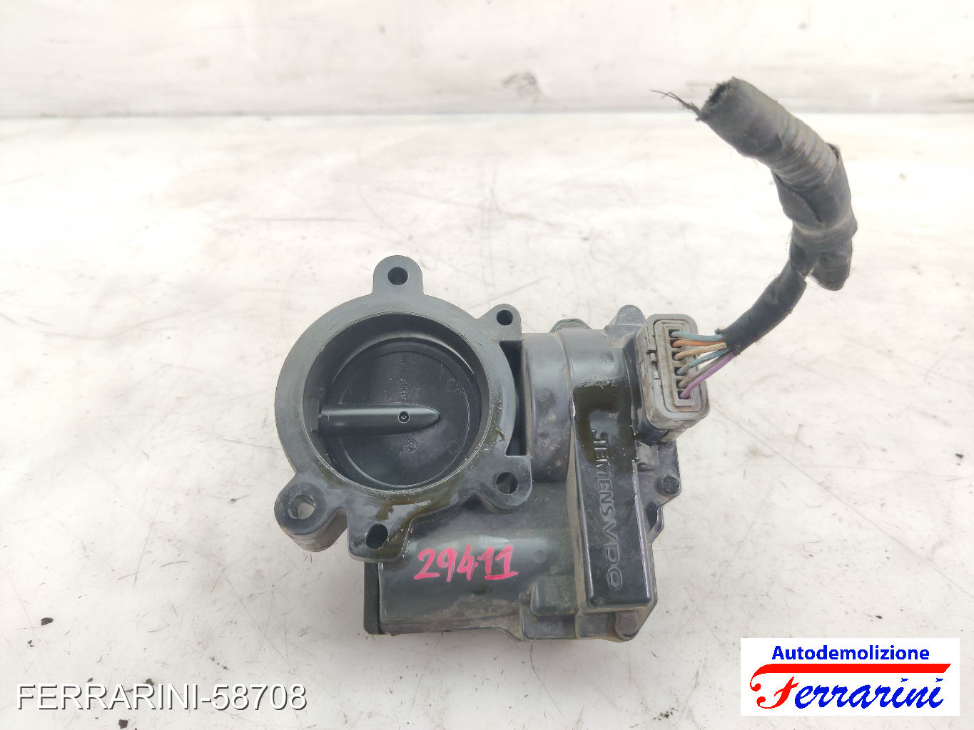 Corpo Farfallato PEUGEOT 207 SW WK 1.6 16V 2007-2013 V757669780, V862419080 6