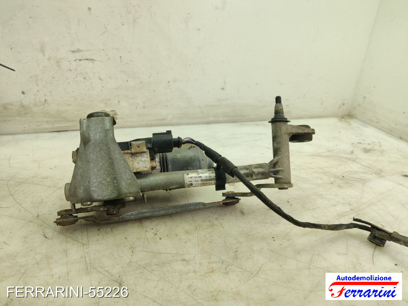 Spazzacqua Motorino Tergicristallo VW TOURAN 1T1, 1T2 2003-2010 anteriore 6