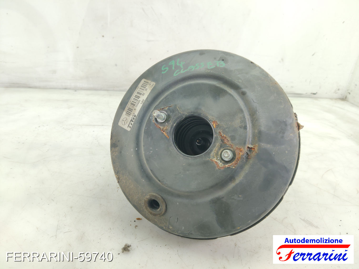 Servofreno MERCEDES CLASSE B W245 B 200 CDI 2005-2011 1694301130, 1694300330 7