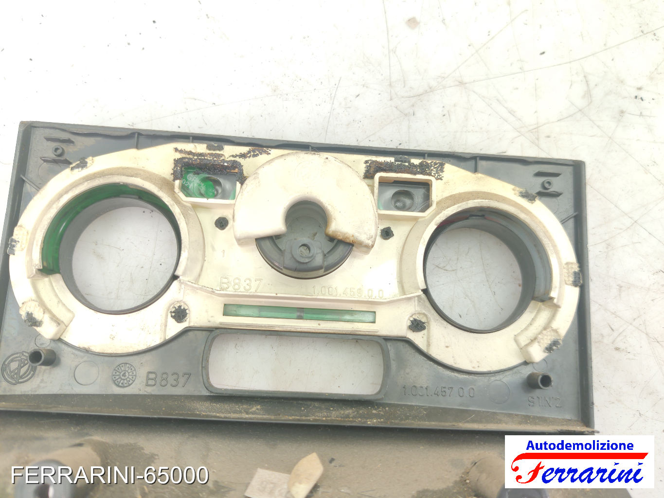 Tastiera Clima FIAT PUNTO 176 1996-1999 anteriore, frontale 721300060, 52553