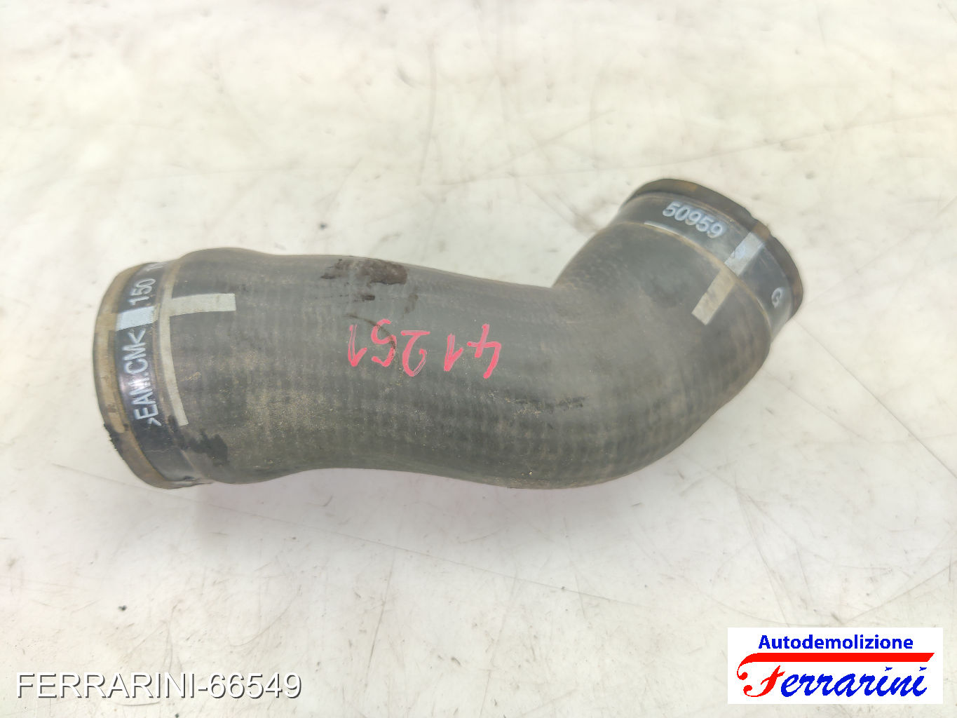 tubo aria aspirazione, intercooler F6JA FORD FIESTA 5 JD, JH 1.4 TDCI 2001-2008