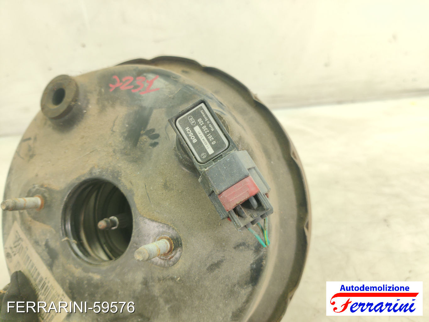 Servofreno FIAT FREEMONT 345 2.0 JTD 2011-2023 68054986AD, 0204708752 6