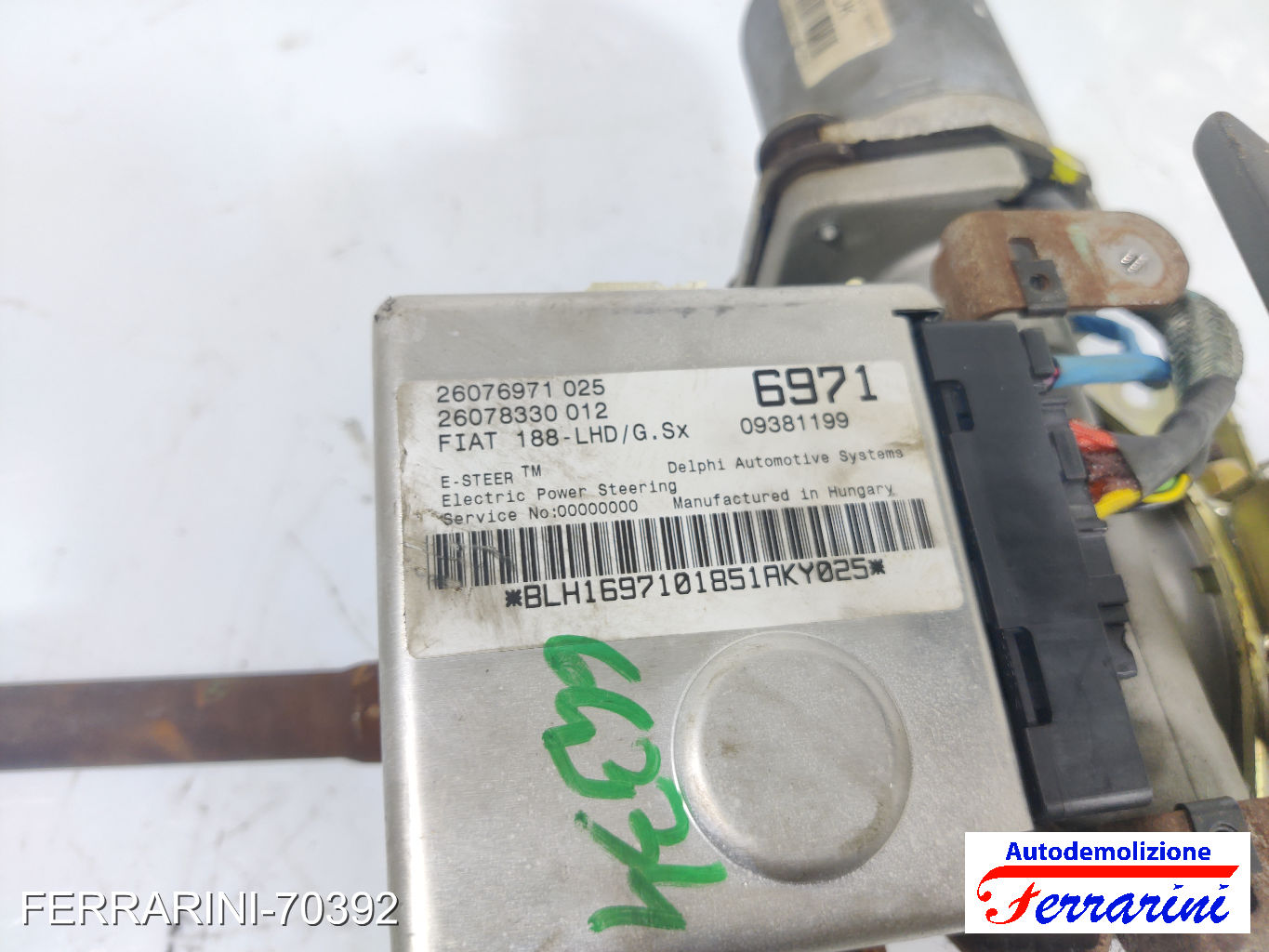 Servosterzo Piantone City FIAT PUNTO 188 1999-2010 46756358, 26073819
