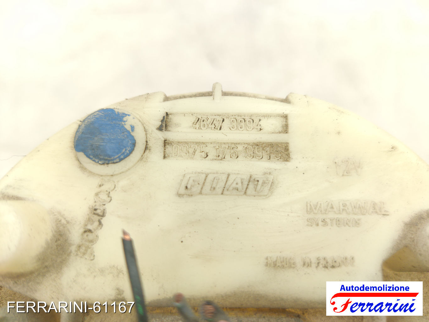 Cestello Pompa Galleggiante Serbatoio FIAT PUNTO 176 60 1.2 1994-1999 46473394 7