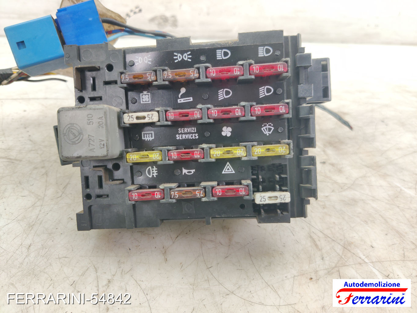 Fusibiliera Scatola Fusibili Body Computer FIAT UNO 146 45 I.E 1.0 1984-1995 10