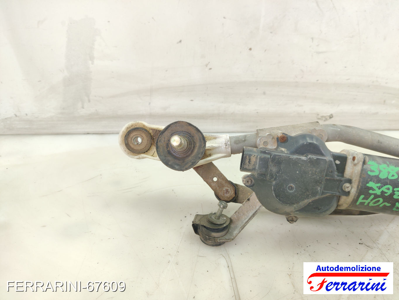 Spazzacqua Motorino Tergicristallo HONDA JAZZ 2 GD, GE2, GE3 2002-2008 anteriore 7