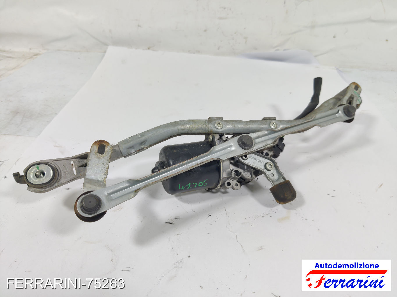 Spazzacqua Motorino Tergicristallo CITROEN C3 2 SC 2009-2013 anteriore, frontale
