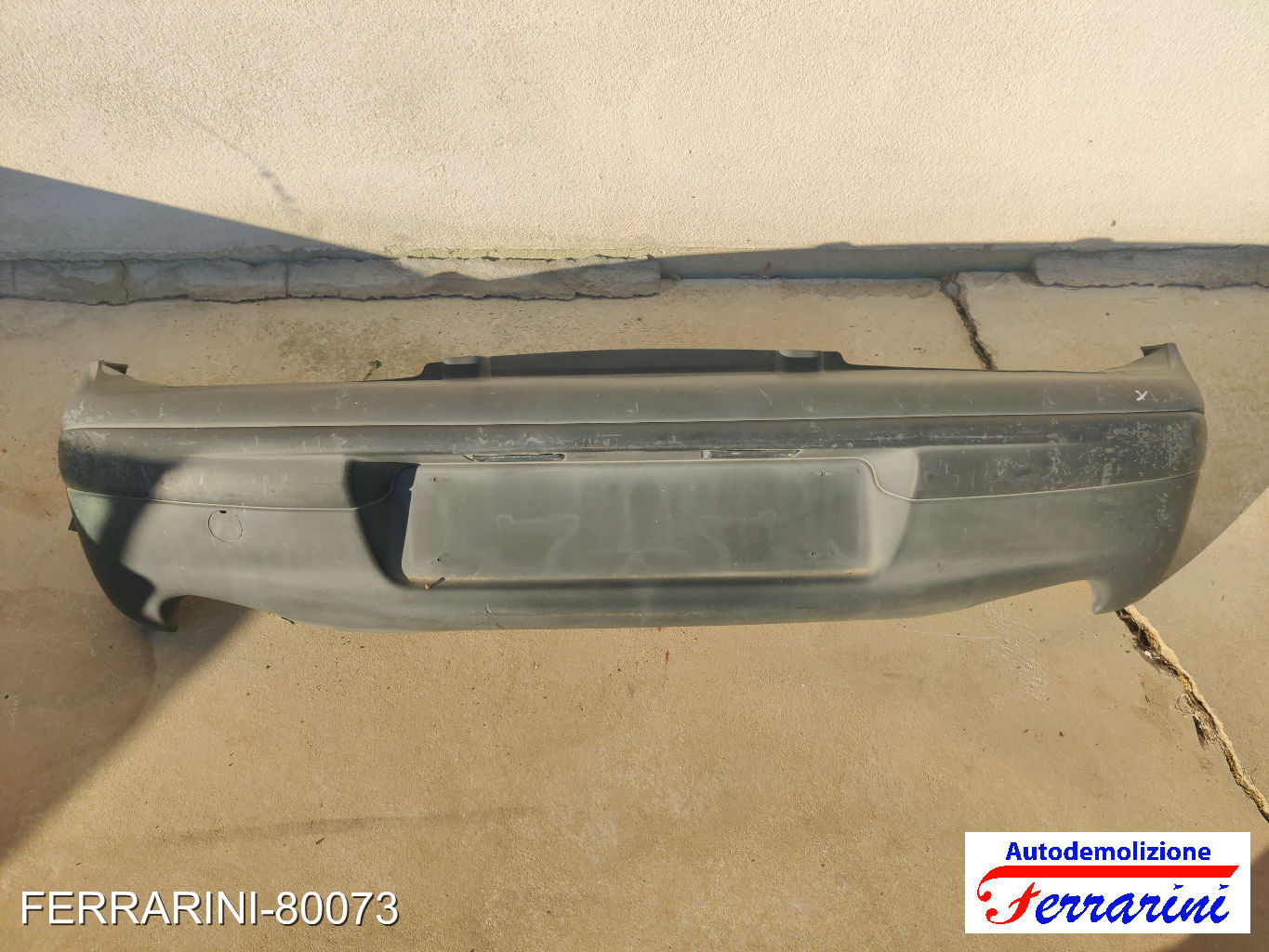 Paraurti FIAT SEICENTO 600 187 1997-2008 Retro 735006000, 71778303, 735245659