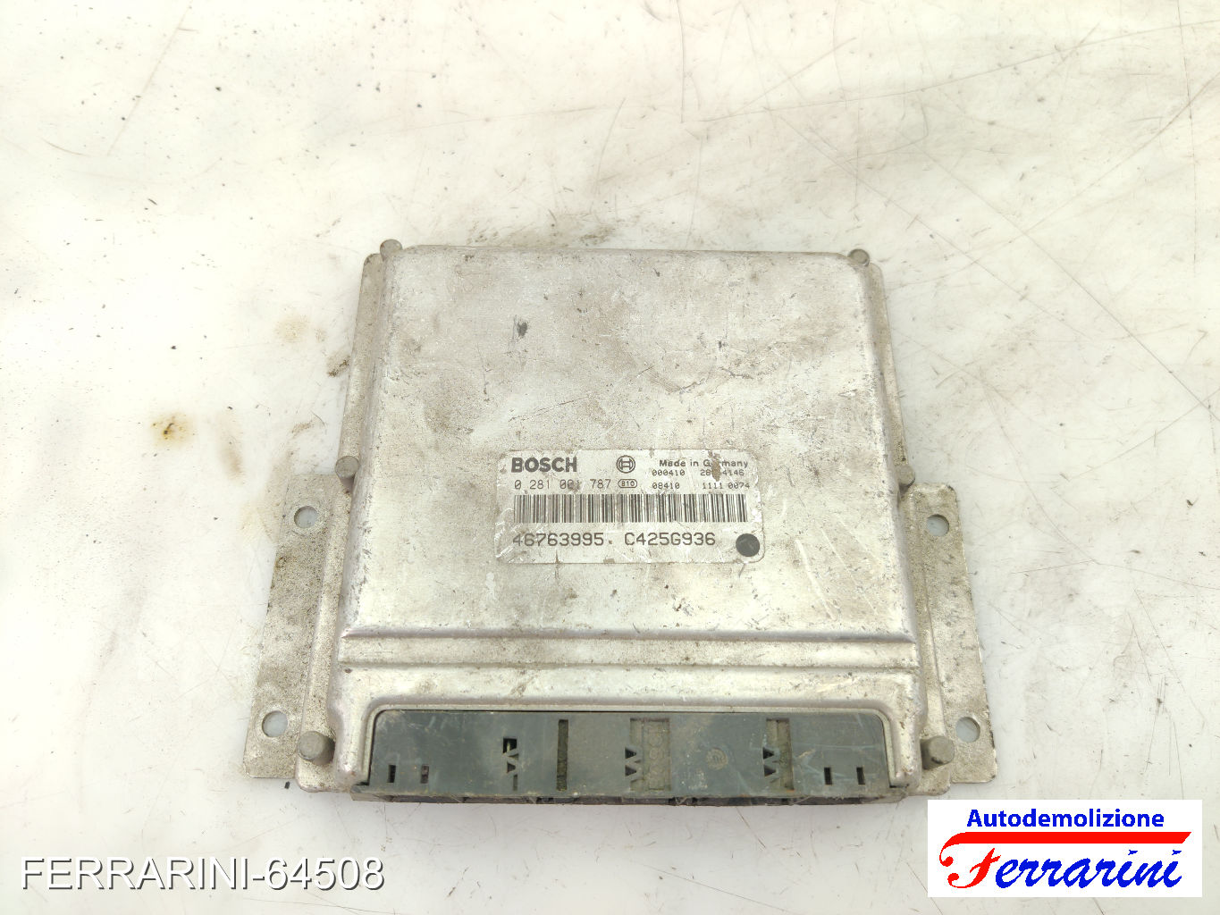 Centralina Motore ALFA ROMEO 166 936 2.4 JTD 1998-2000 46763995, 11110074