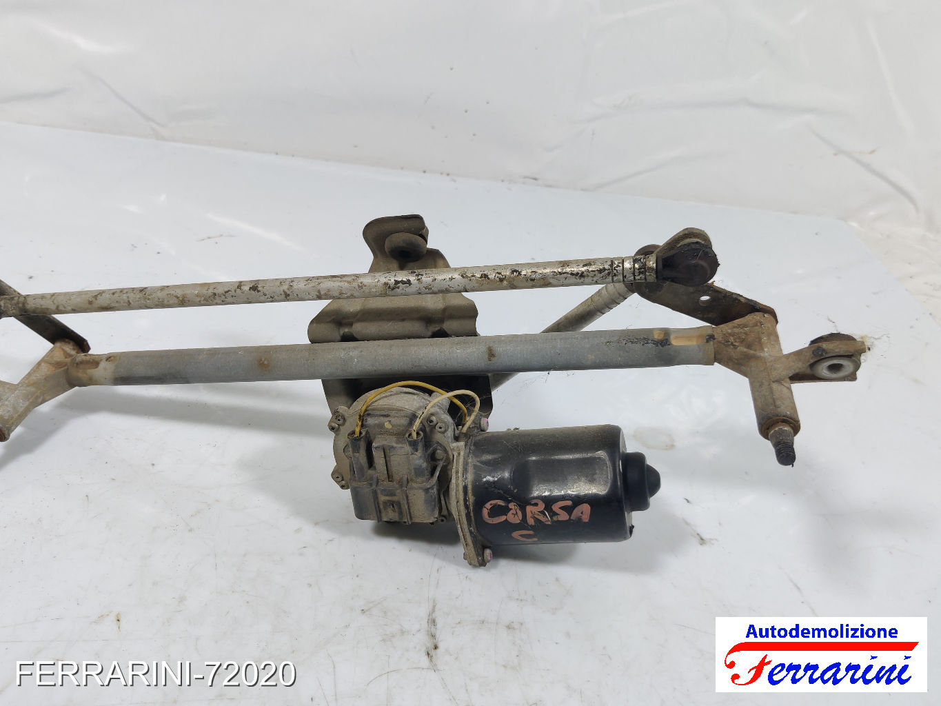 Spazzacqua Motorino Tergicristallo OPEL CORSA C X01 2000-2009 anteriore 7