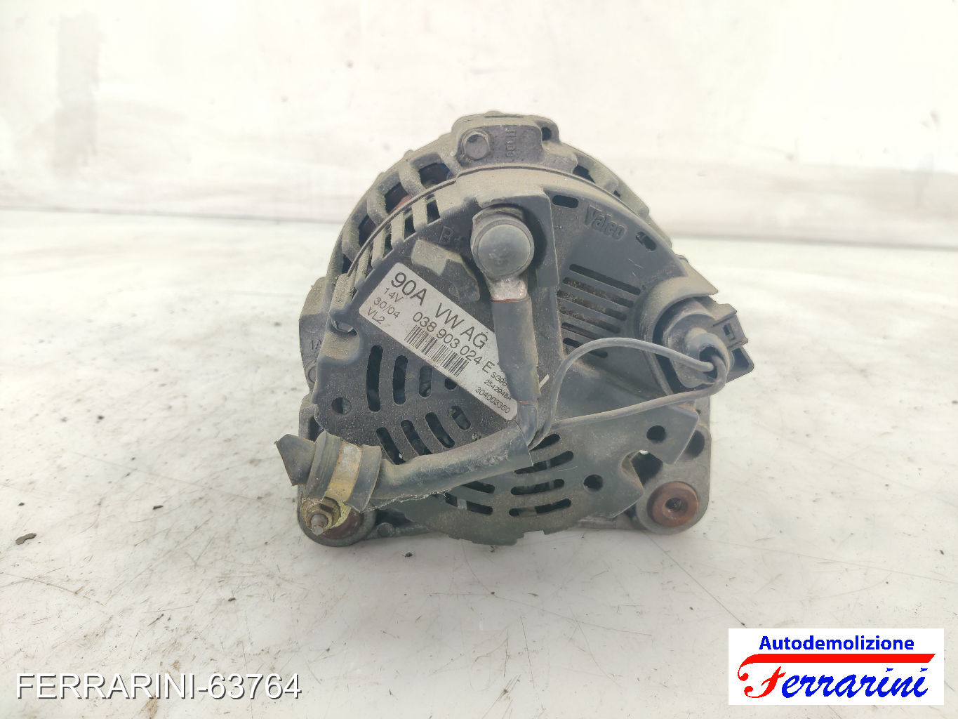 Alternatore VW GOLF 4 1J1 1.9 TDI 1997-2004 038903024E, 038903018PX, SG9B078