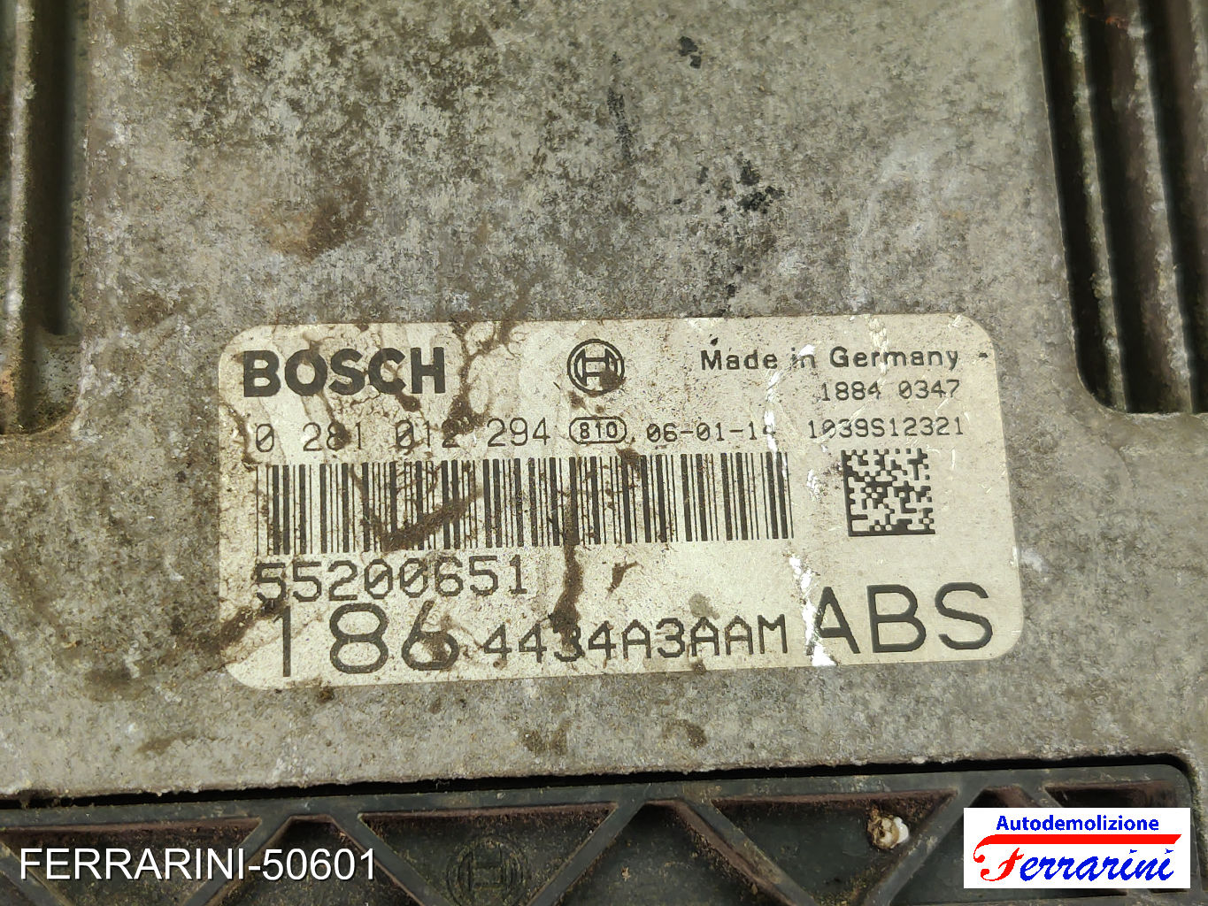 Kit Accensione FIAT MULTIPLA 186 1.9 JTD 2002-2010 55200651, 46538523 7