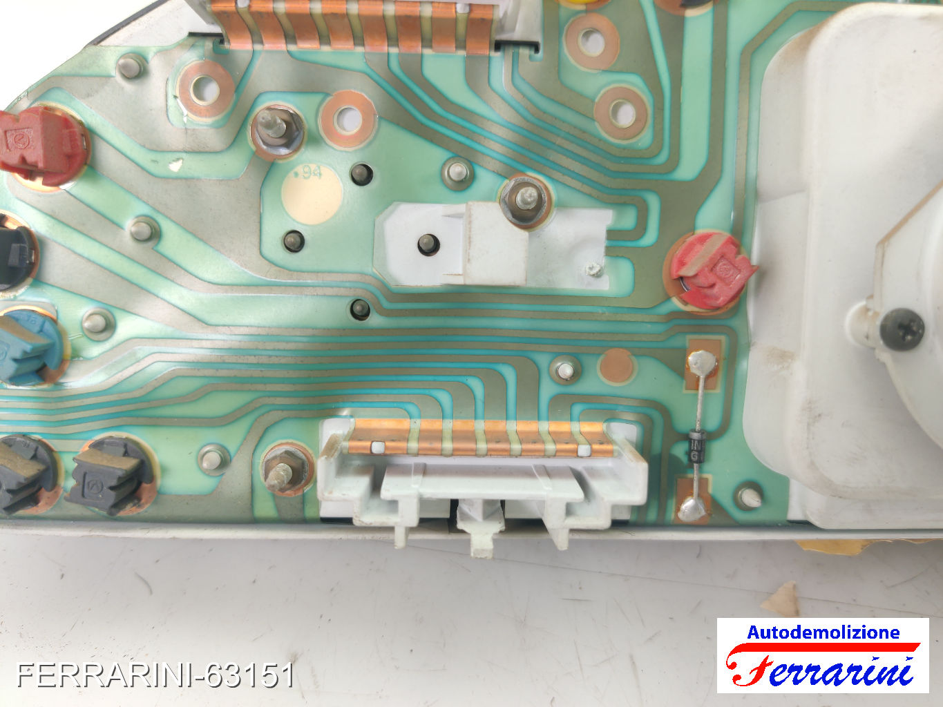 contagiri Quadro Contachilometri FIAT PUNTO 176 75 1.2 1993-1999 46542542, 53112