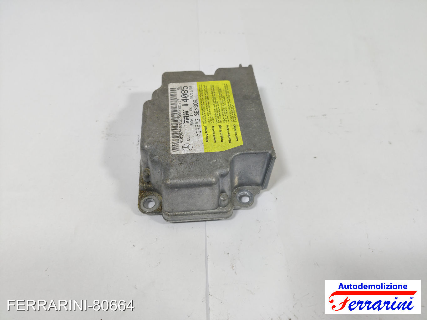 Centralina Airbag MERCEDES CLASSE A W169 2004-2012 A1698204085