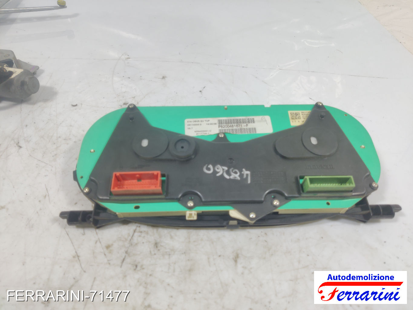 Quadro Contachilometri RENAULT KANGOO KC0/1 1.2 16V 2001-2023 8200481671