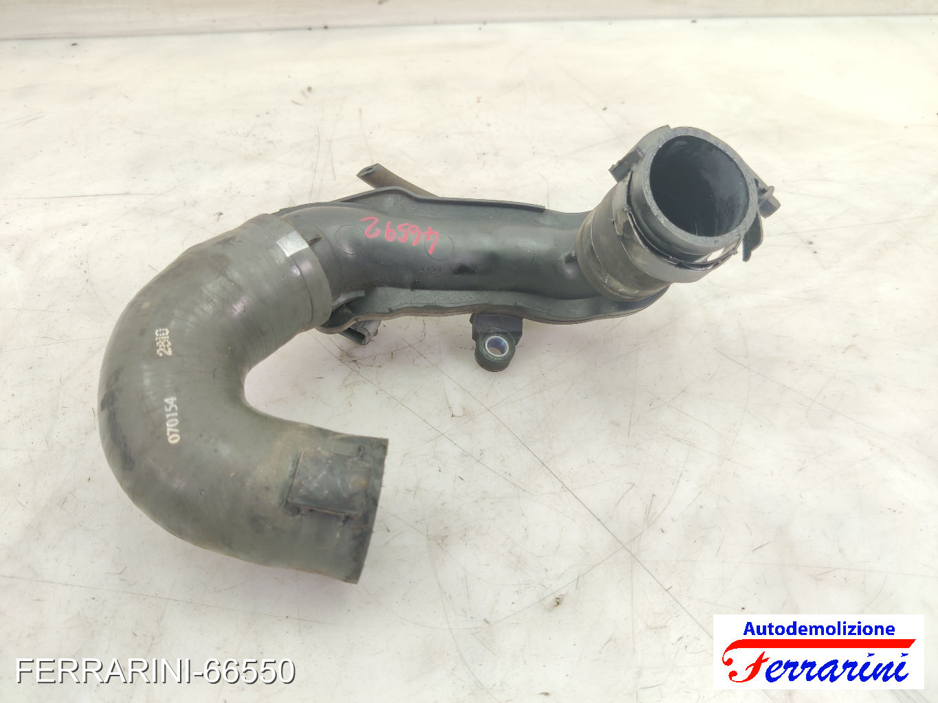 tubo aria aspirazione, intercooler K9K NISSAN MICRA 3 K12 1.5 DCI 2003-2010