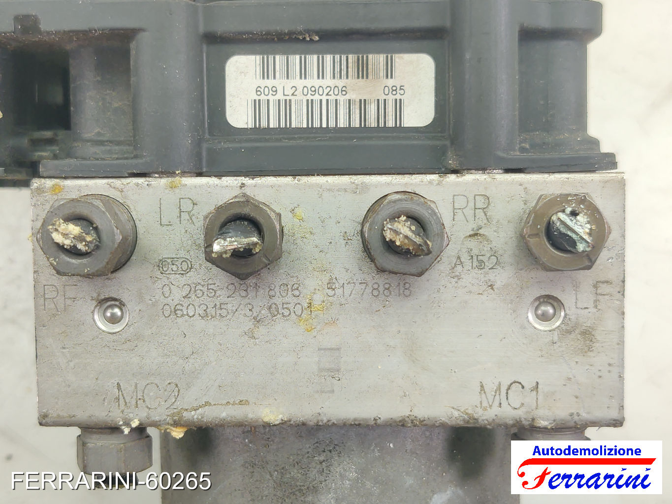 Centralina Pompa Abs FIAT STILO SW 192 1.9 D MULTIJET 2005-2008 71719585