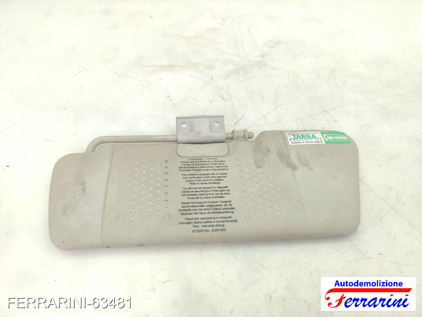 Aletta Parasole FIAT SEICENTO 600 187 1998-2010 sinistro, sx 735244328