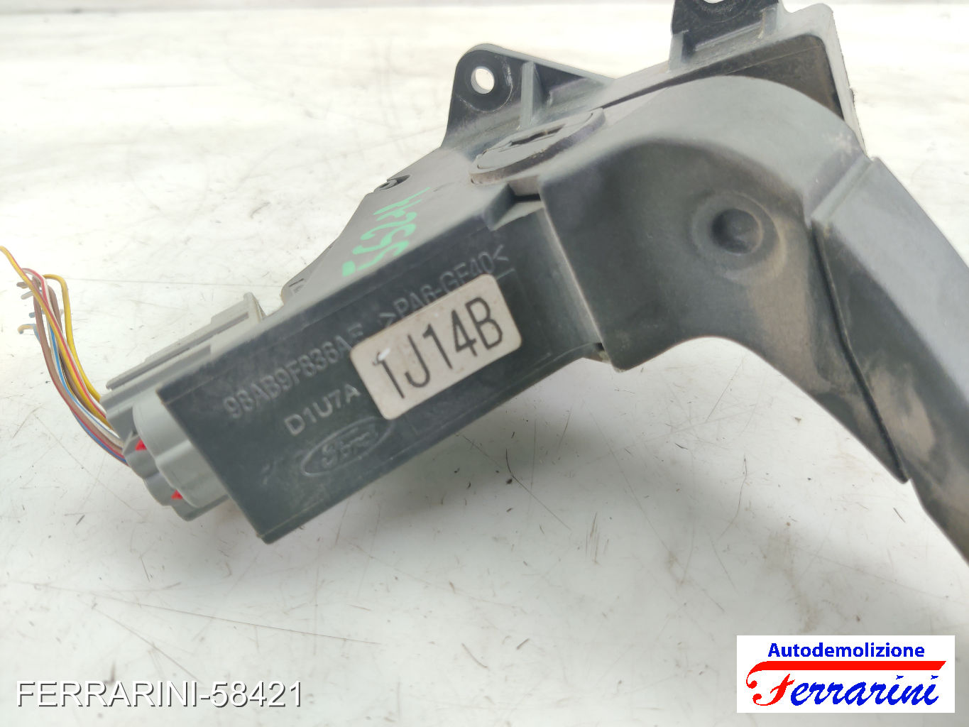 Pedale Acceleratore FORD FOCUS DAW, DBW 1.8 TDCI 2001-2004 2M519F836AE, 1072585