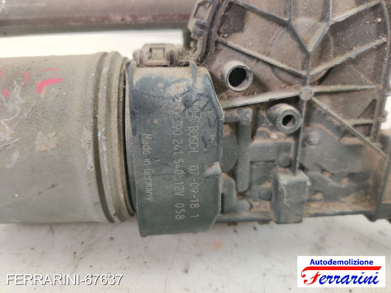 Spazzacqua Motorino Tergicristallo PEUGEOT 207 SW WK 2007-2012 anteriore 12