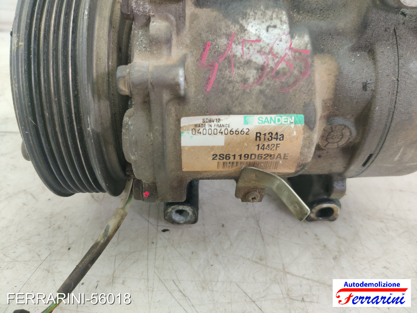 Compressore Clima FORD FUSION JU 1.4 TDCI 2002-2012 SD6V121442F, 1500822 11