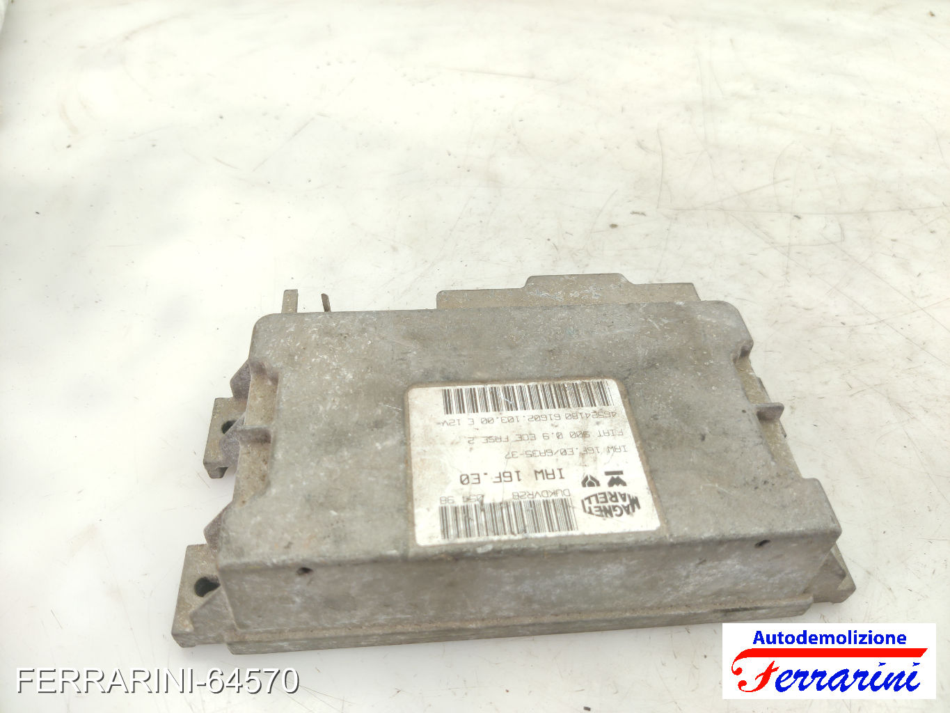 Centralina Motore FIAT CINQUECENTO 500 170 0.9 I.E S 1991-1999 46524180, 6A3537