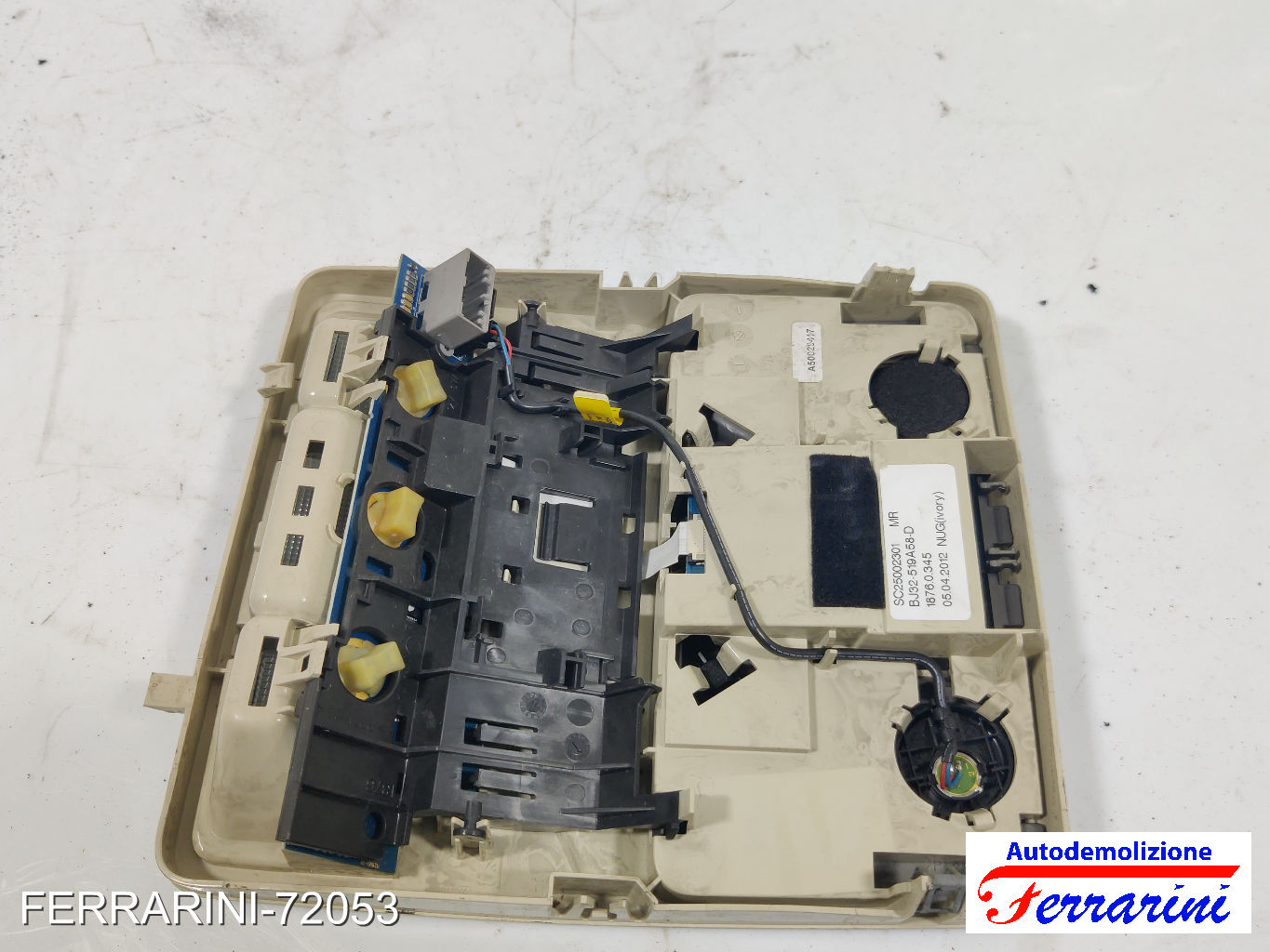 tetto apribile Plafoniera LAND ROVER RANGE ROVER EVOQUE L538 2011-2019 anteriore 9