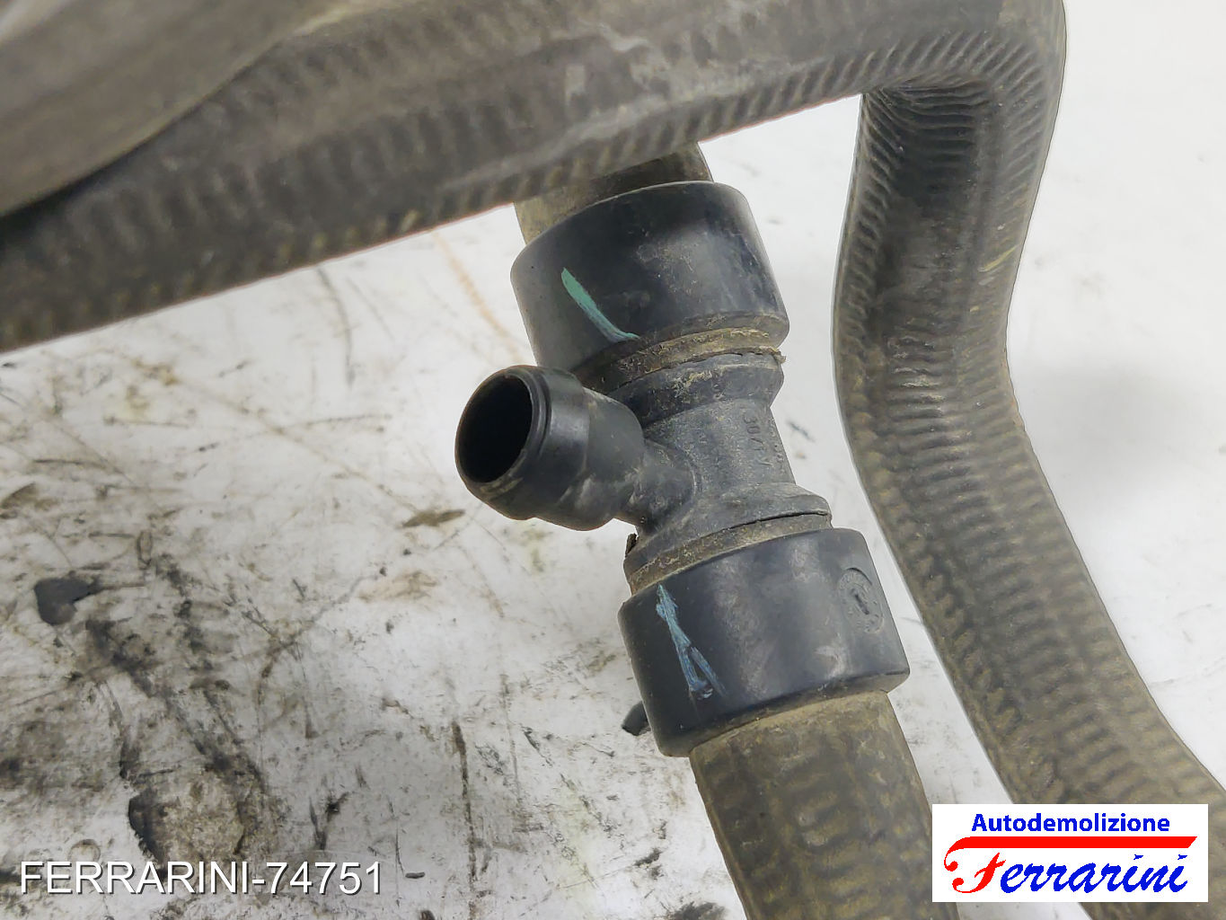 tubo acqua motore, RHH CITROEN C4 GRAND PICASSO 1 UA 2.0 HDI 165 2010-2013