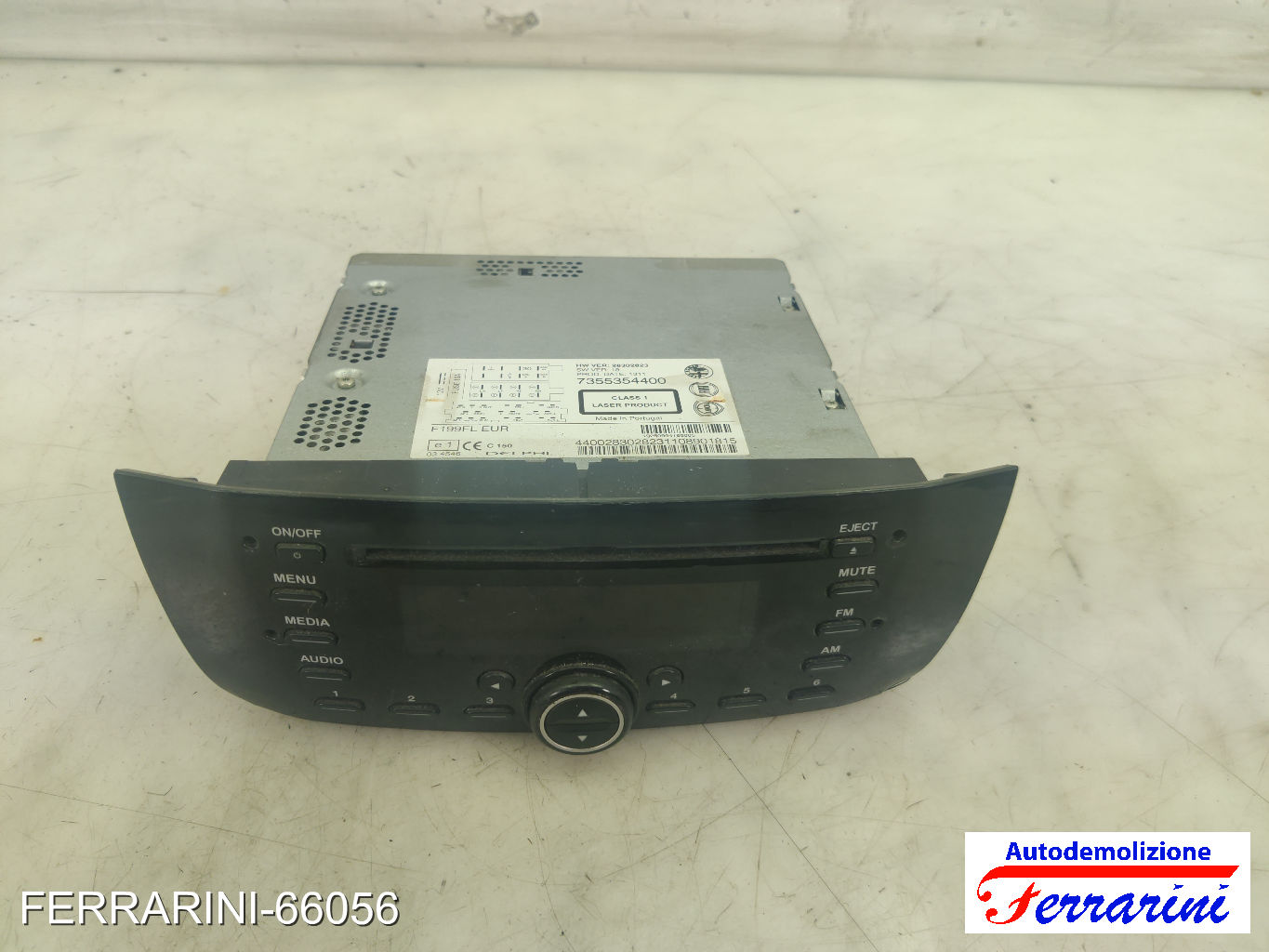 Stereo Radio FIAT PUNTO EVO 199 2009-2012 7355354400, 28302823