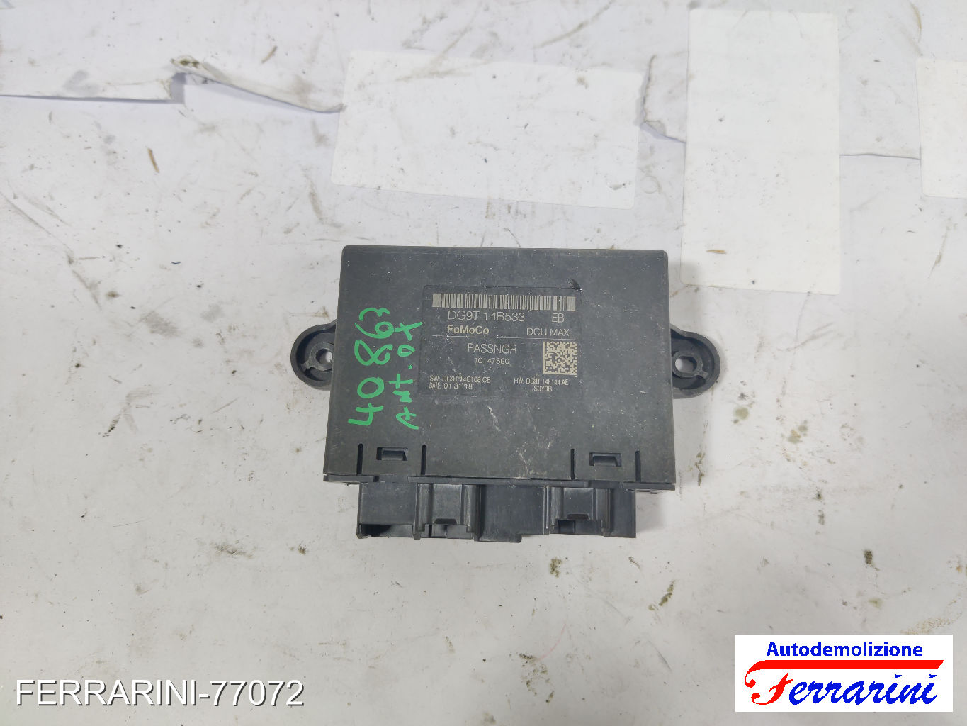 Centralina Porta Sportello FORD EDGE 2015-2018 destra, dx, frontale, anteriore