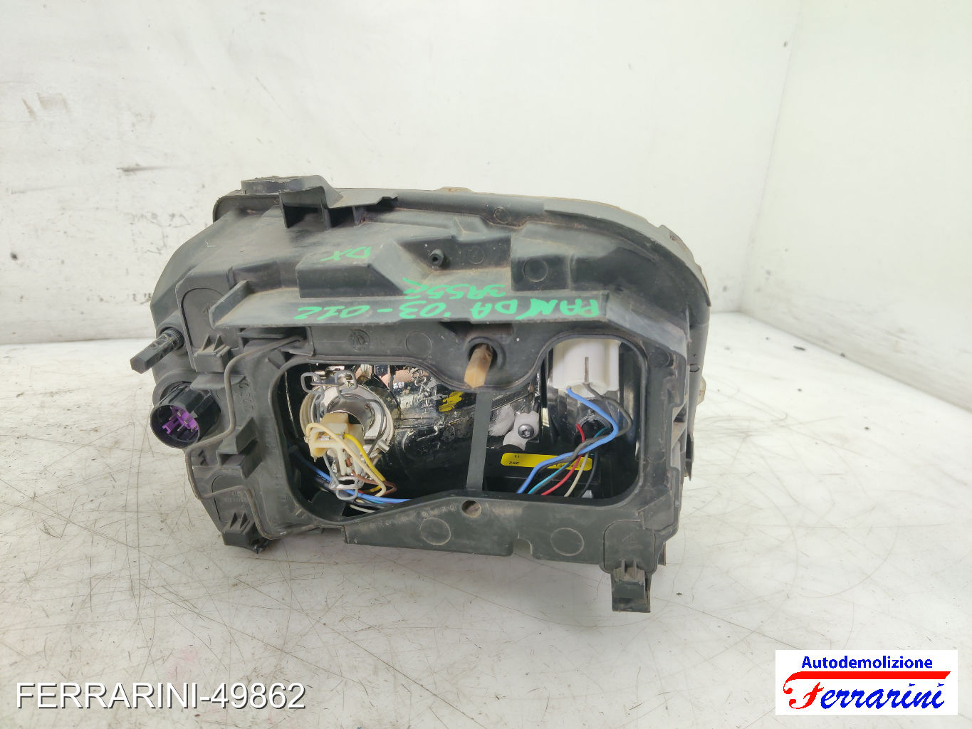 Faro Anteriore FIAT PANDA 169 2003-2012 destro, dx 51867675, 51794153, 51717075 8