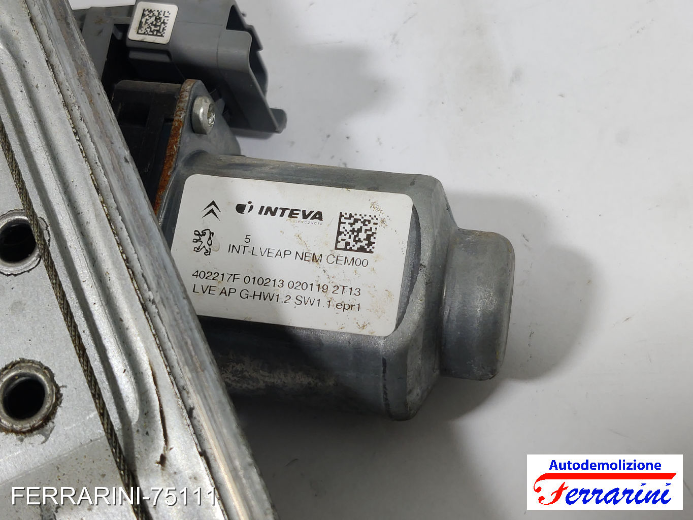 Motorino Alzavetro CITROEN C3 2 SC 1.1I 2009-2013 9221FQ, 402217F, 92T13