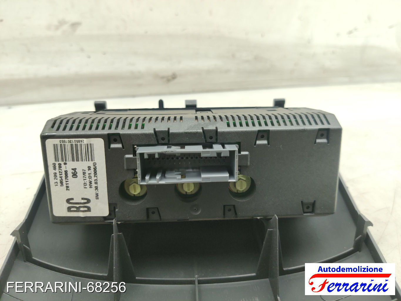 Orologio OPEL CORSA D S07 2006-2014 13209460, 248501307863, FD1707 8