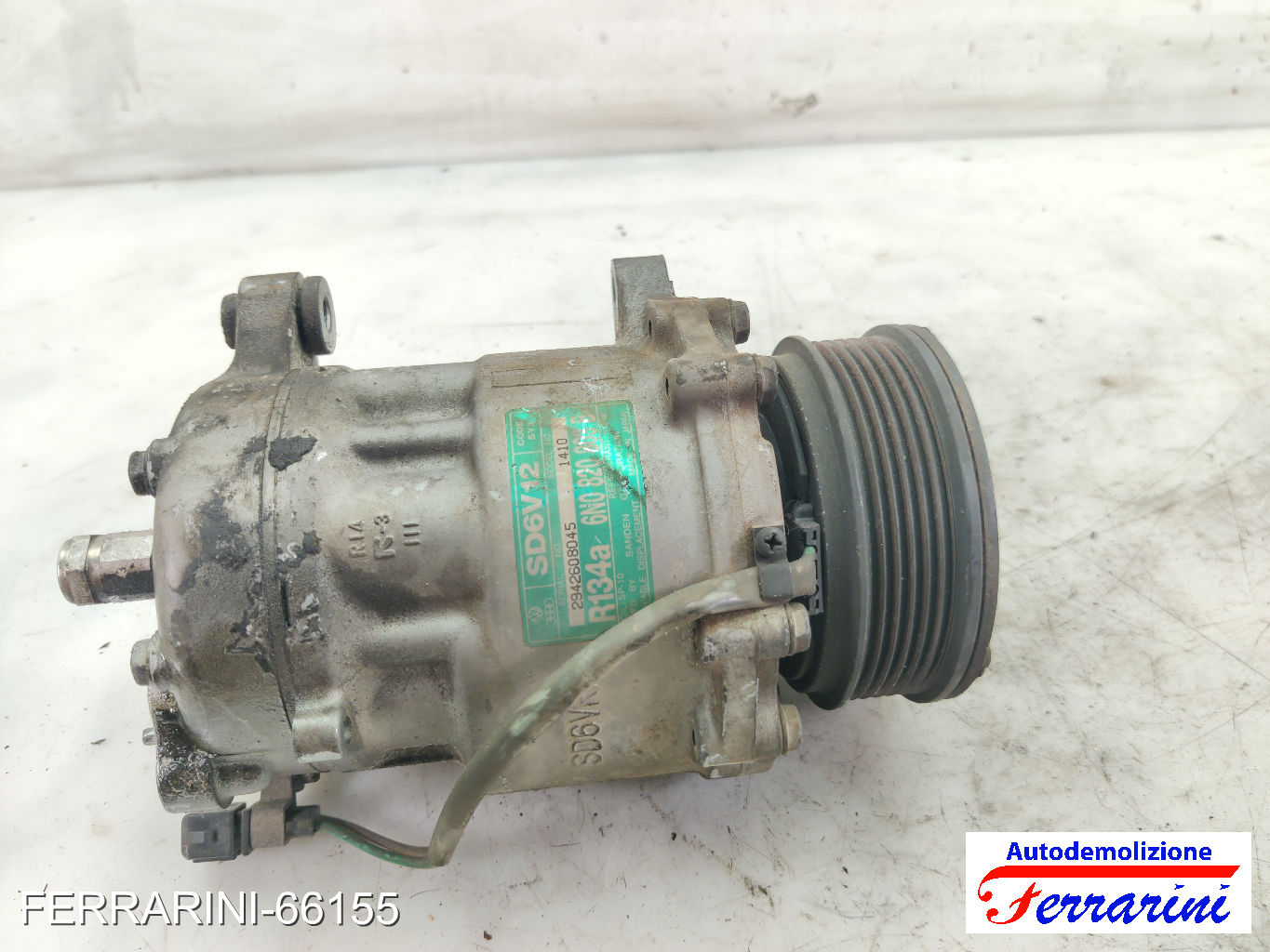 Compressore Clima VW POLO 6N2 1.4 16V 1999-2001 6N0820803B, 6N0820803C, SD6V12 8