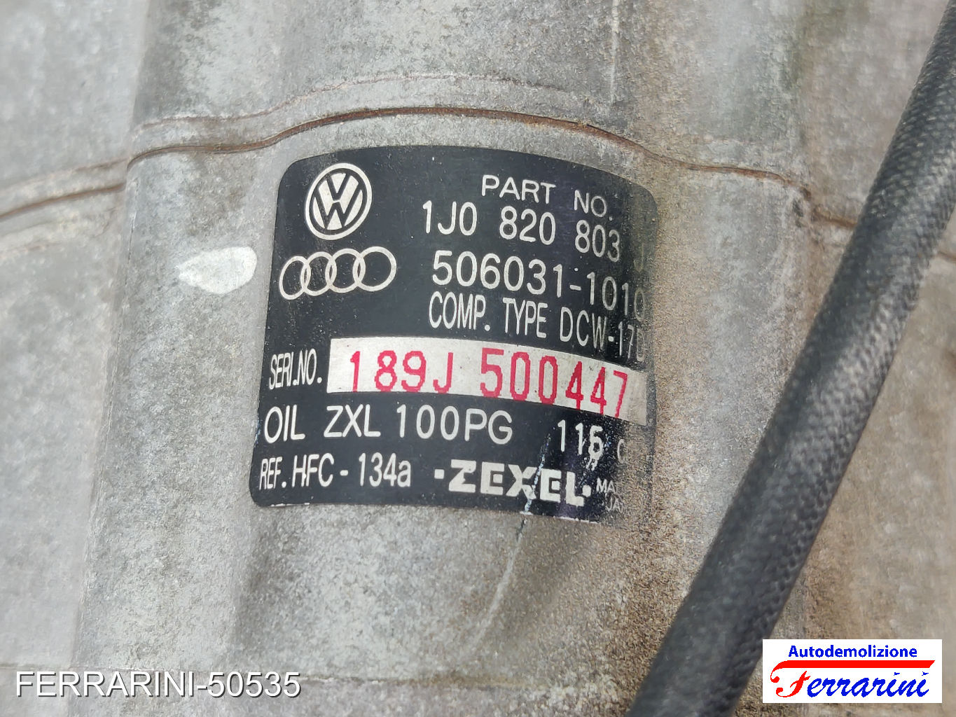 Compressore Clima VW GOLF 4 1J1 1.6 16V 2000-2005 1J0820803, 5060311010