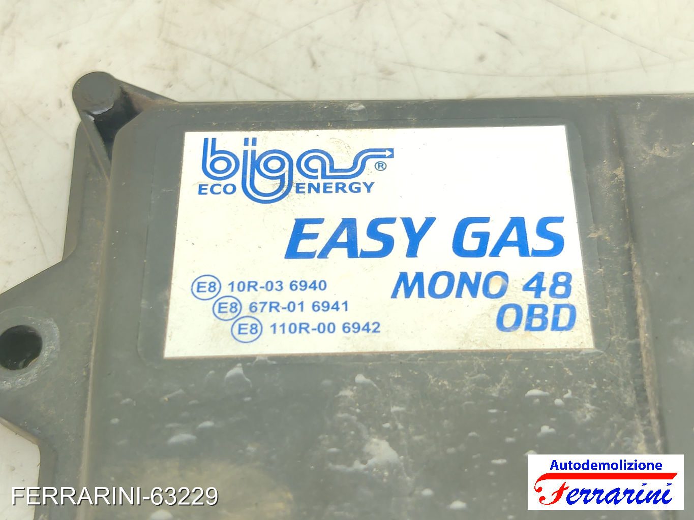 easy gas mono 48 Centralina Gpl ALFA ROMEO MITO 955 1.4 2008-2013 10R036940