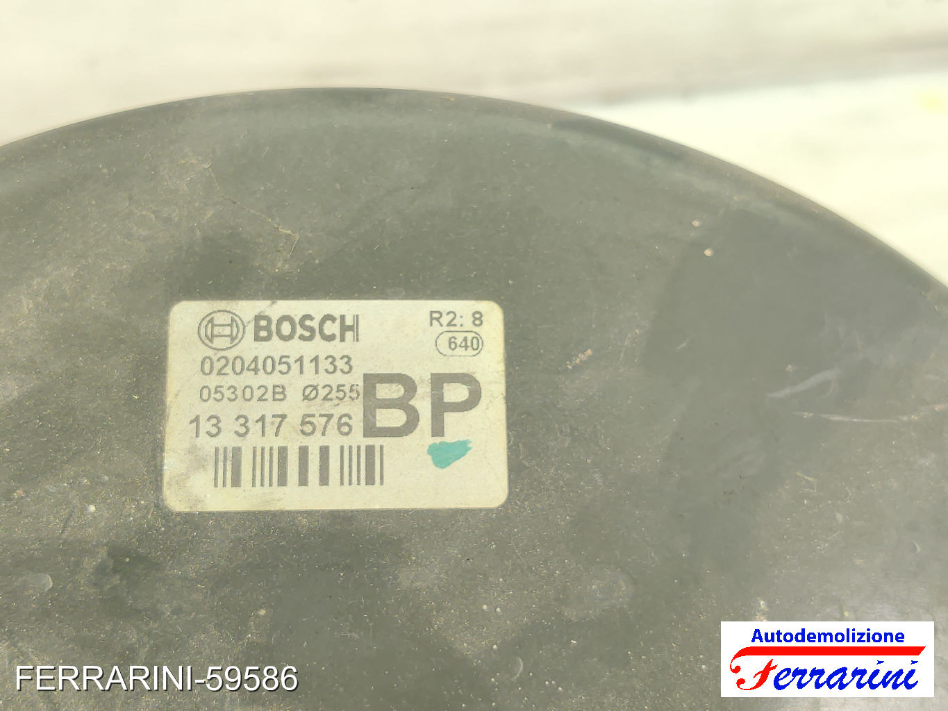 Servofreno OPEL CORSA D S07 1.2 LPG 2006-2014 13317576, 93167537, 55701940