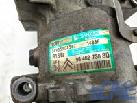 Compressore Clima PEUGEOT 206 SW 2E/K 1.4 HDI 2002-2007 9646273880, 1438F