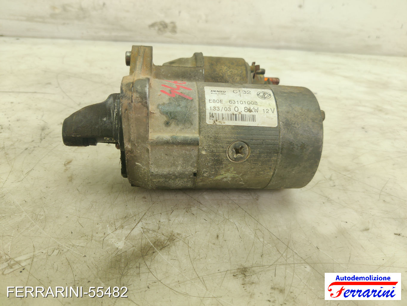 Motorino Avviamento FIAT PUNTO 188 1.2 60 1999-2010 63101008, 46432262, 46465475 7
